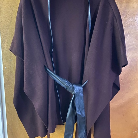 New York & Co Sweater L/XL belted waist - Picture 7 of 8